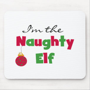 Naughty Elf Mousepad