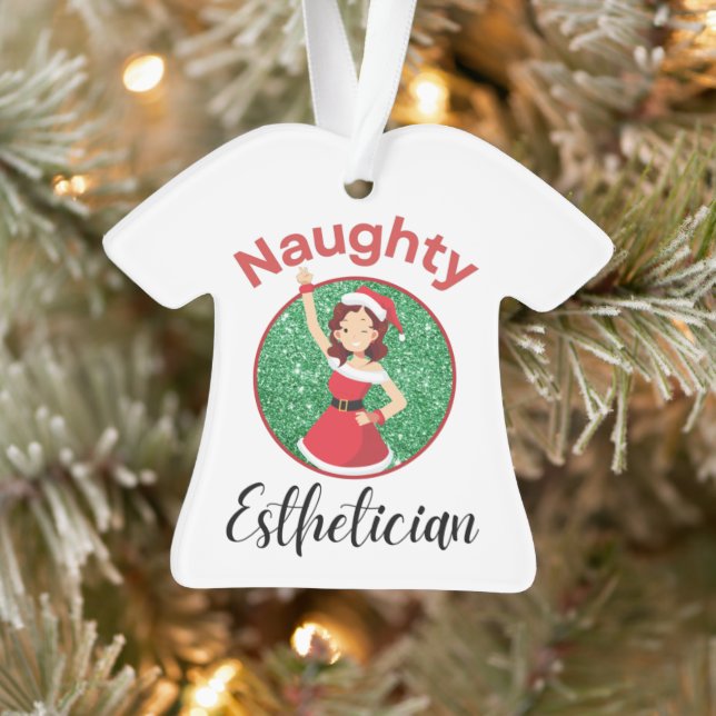 Naughty Esthetician Ornament (Baum)