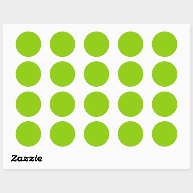 Naughty Green CUSTOMIZABLE-Aufkleber Runder Aufkleber (Blatt)