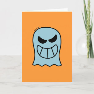 Naughty Halloween Ghost Karte
