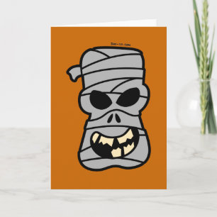 Naughty Halloween Mummy Karte