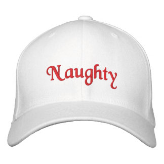 Naughty Hat Bestickte Kappe