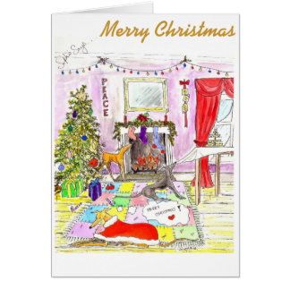 Naughty Hounds Weihnachtskarte