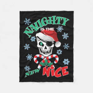 Naughty ist das neue schöne Weihnachtsfest auf der Fleecedecke
