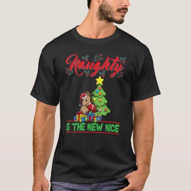 Naughty ist das neue Weihnachtsfest Weihnachten_12 T-Shirt (Vorderseite)