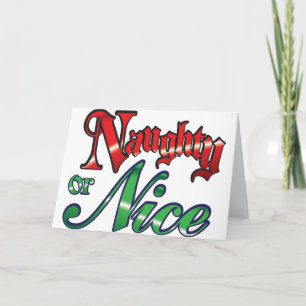 ***NAUGHTY KANN NICE*** CHRISTMAS LIEBE & ROMANCE FEIERTAGSKARTE