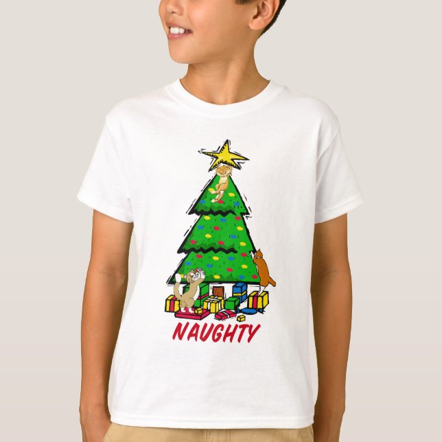 Naughty Kätzchens Shirt (Vorderseite)