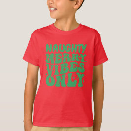 Naughty Kids Custom Christmas T-Shirt