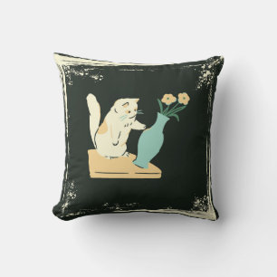 Naughty Kitty Throw Kissen