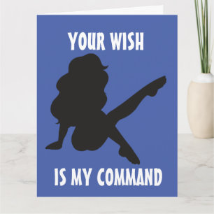 NAUGHTY lil dreckiger GEBURTSTAG FÜR HANDKARTEN Karte