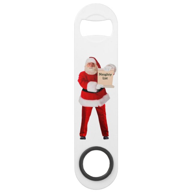 Naughty List Flaschenöffner (Vorderseite)