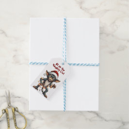 Naughty List Gremlin Geschenkanhänger