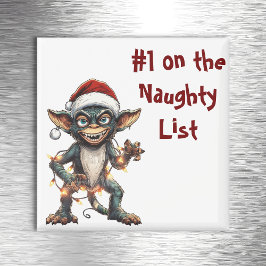 Naughty List Gremlin Magnet