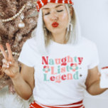 Naughty List Legend Retro Funny Christmas T-Shirt<br><div class="desc">Dieses stilvolle Weihnachtsdesign ist für Groß und Klein gleichermaßen geeignet. Dieses Shirt ist ein ideales Weihnachtsgeschenk,  kleine Geschenk,  ein Geschenkswap für Ihren Urlaub oder einfach nur ein Geschenk für Sie vom Weihnachtsmann.</div>