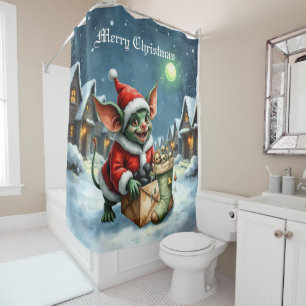 Naughty List Lieferung: Die Goblin-Klausel-Chronik Duschvorhang