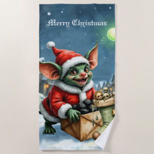 Naughty List Lieferung: Die Goblin-Klausel-Chronik Strandtuch