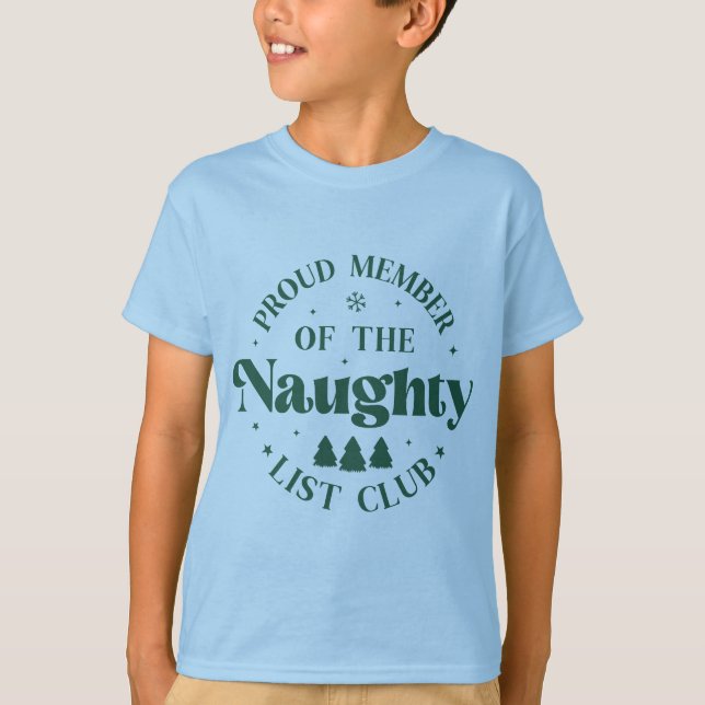 Naughty List T-Shirt (Vorderseite)