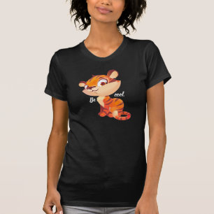 Naughty Look Tiger Eyes mit coolem Text T - Shirt