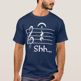Naughty Music Shhh Freund T-Shirt