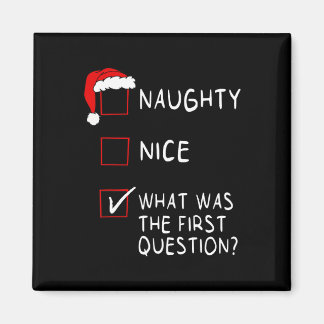 Naughty Nice Liste, was war die Frage Männer Fraue Magnet
