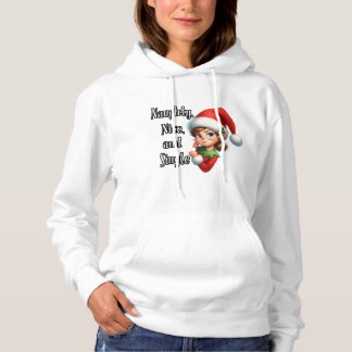 Naughty, Nice und Single - Spaß Weihnachten T - Sh Hoodie