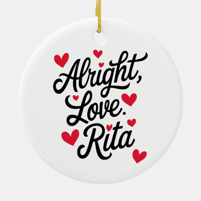 Naughty Nice Whiskey Weihnachtsliste Keramik Ornament (Hinten)