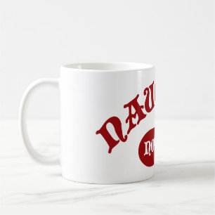 Naughty Not Me Funny Holiday Weihnachten Liebe Kaffeetasse