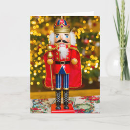 Naughty Nutcracker Personalisiert Feiertagskarte