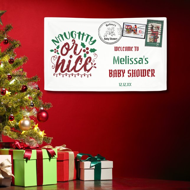 Naughty oder netter Brief des Weihnachtsmanns Empf Banner (Von Creator hochgeladen)