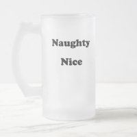 Naughty oder Nice Black lustig