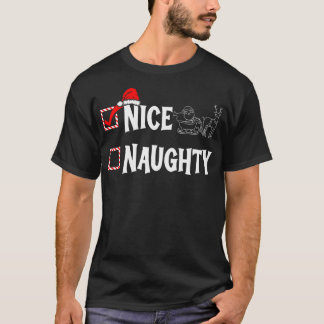 Naughty oder Nice Christmas List Coupe Nice T-Shirt