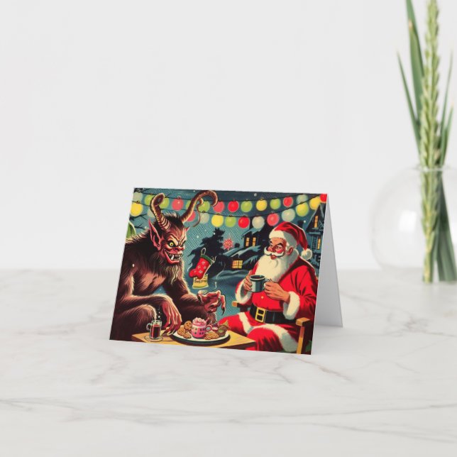 Naughty oder Nice Karte (Vorderseite)