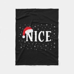Naughty oder Nice Matching Weihnachtskostüm Fleecedecke