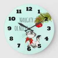 Naughty oder Nice Playful Kitful Cat Weihnachten