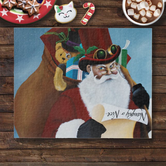 Naughty oder Nice Santa List Puzzle (Von Creator hochgeladen)