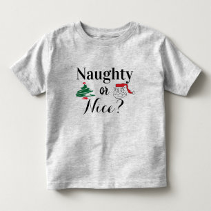 Naughty oder NIce? Weihnachts-T - Shirt