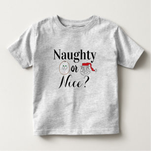 Naughty oder NIce? Weihnachts-T - Shirt