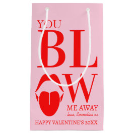 Naughty Pink Red Valentinstag Card Kleine Geschenktüte