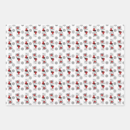 Naughty Rockhound, Geologe, Weihnachtsgeschenkwrap Geschenkpapier Set