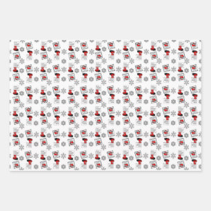 Naughty Rockhound, Geologe, Weihnachtsgeschenkwrap Geschenkpapier Set