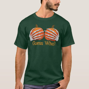 Naughty Skeleton Hands Funny Halloween T-Shirt
