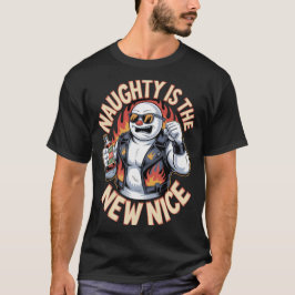 Naughty Snowman Nice T-Shirt