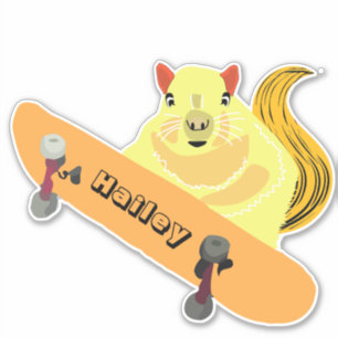 Naughty Squirrel #169 Hailey Aufkleber