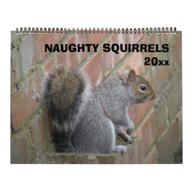 Naughty Squirrels Custom Calendar Kalender (Titelbild)