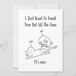 Naughty Touch Ihre Hintern Liebe Card, frech Karte