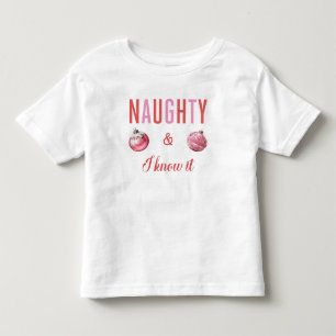 Naughty und ich kennen es Kleinkind Fine Jersey T T-shirt