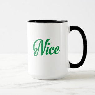 Naughty und Nice Christmas Tasse