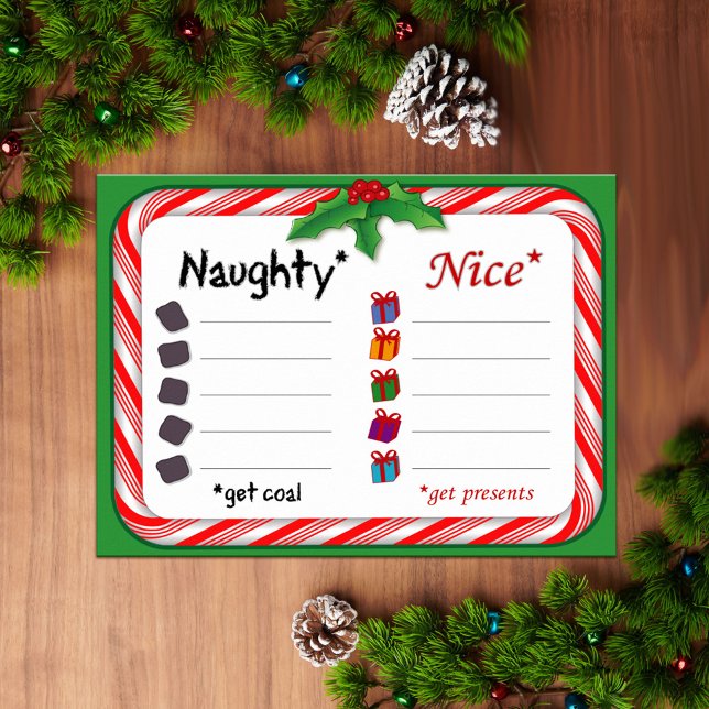 Naughty und Nice Poster (Von Creator hochgeladen)