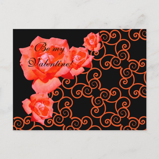 Naughty Valentine Feiertagspostkarte (Vorderseite)