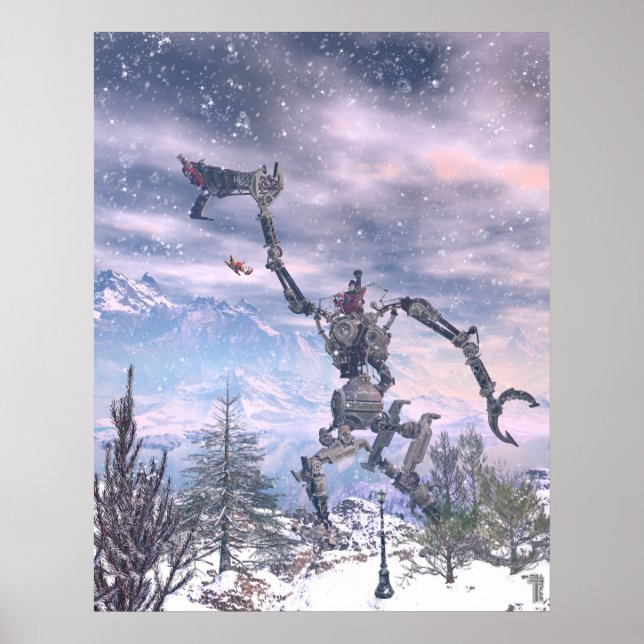 Naughty Vs Nice (22" x 28") Art Print Poster (Vorne)